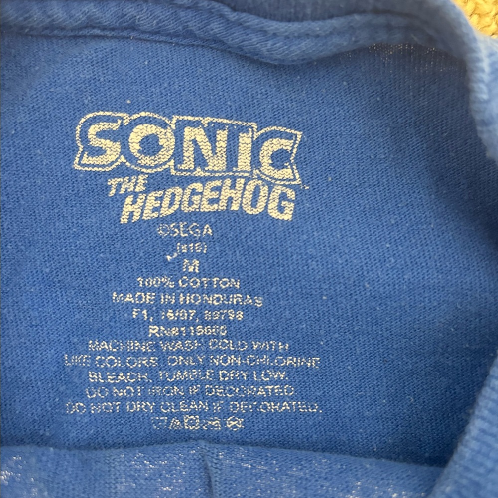 Sonic Kids Blue T-Shirt - Picture 2 of 2